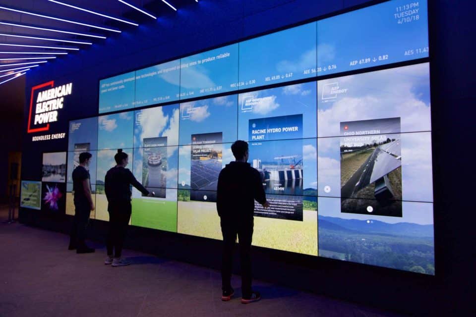 large interactive wall